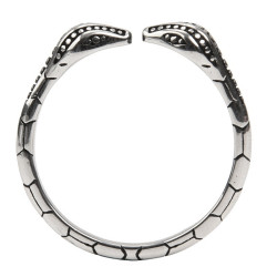 MenSteel Anneau de gland Two Snake